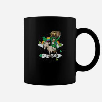 Leprechaun Riding Goat St Patricks Day Gif Coffee Mug - Thegiftio UK