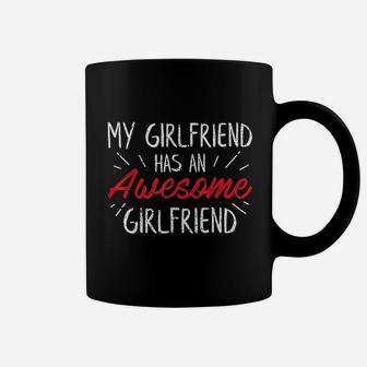 Lesbian Couple Funny Cute Valentines Day Gift Coffee Mug | Crazezy