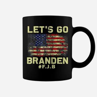 Let's Go Braden Brandon Us Flag Tee Funny Trendy Sarcastic Raglan Baseball Tee Coffee Mug | Crazezy
