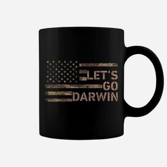 Let’S Go Darwin American Flag Camo Women Men Lets Go Darwin Coffee Mug | Crazezy