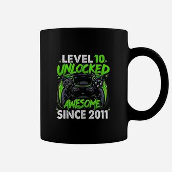 Level 10 Unlocked Awesome Since 2011 Coffee Mug | Crazezy UK