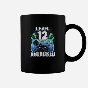 Level 12 Unlocked Video Game 12Th Birthday Gamer Gift Boys Coffee Mug | Crazezy CA