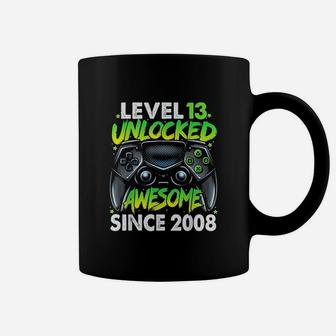 Level 13 Unlocked Awesome Since 2008 13Th Birthday Gaming Coffee Mug | Crazezy AU