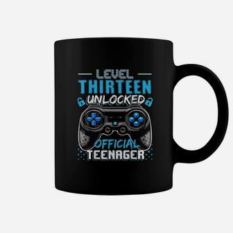 Level 13 Unlocked Official Teenager Video Game 13Th Birthday Coffee Mug | Crazezy