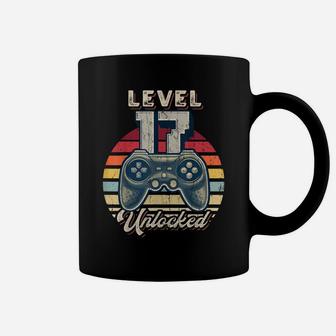 Level 17 Unlocked Video Game 17Th Birthday Gamer Boys Coffee Mug | Crazezy AU