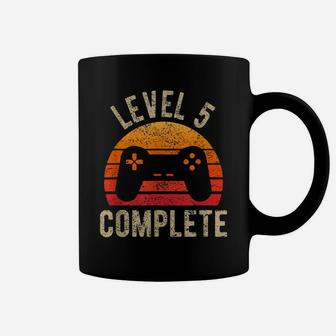 Level 5 Complete Vintage Tshirt Retro 5Th Wedding Coffee Mug | Crazezy DE