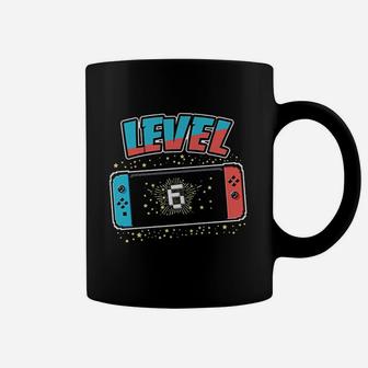 Level 6 Birthday Boy 6 Years Old Video Games Gift Coffee Mug | Crazezy