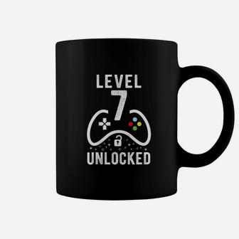 Level 7 Unlocked Video Game 7Th Birthday Coffee Mug | Crazezy AU