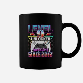 Level 9 Unlocked Awesome 9 Video Game Coffee Mug | Crazezy UK