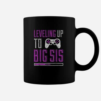 Leveling Up To Big Sis Coffee Mug - Thegiftio UK