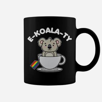 Lgbt Cute Koala E Koala Ty Pride Equality Gift Coffee Mug - Monsterry DE