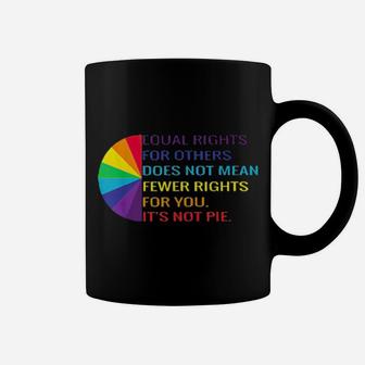 Lgbt Equal Rights Is Not A Pie Vintage Coffee Mug - Monsterry