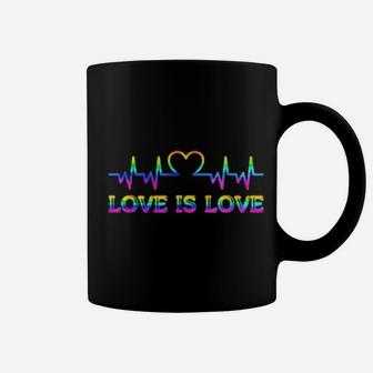 Lgbt Homosexuell Lesbisch Regenbogen Love Coffee Mug - Monsterry