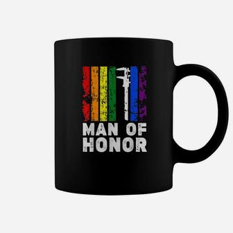 Lgbt Pride Gay Bachelor Party Man Engagement Coffee Mug - Monsterry UK