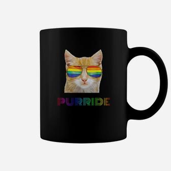 Lgbt Purride Funny Cat Coffee Mug - Monsterry