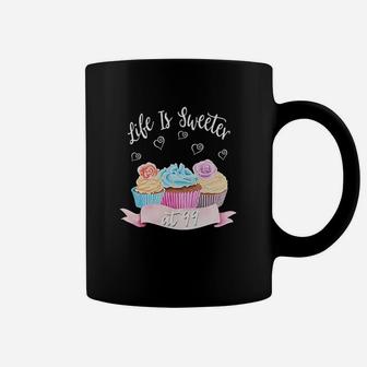 Life Is Sweeter At 99 Coffee Mug | Crazezy CA