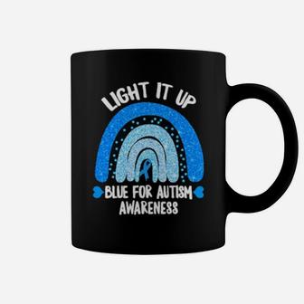 Light It Up Blue For Autism Awareness Coffee Mug - Monsterry