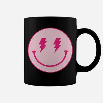 Lightning Bolt Happy Face Sweatshirt Coffee Mug | Crazezy