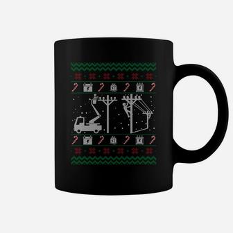 Lineman Sweatshirts For Women Men - Lineman Christmas Gifts Sweatshirt Coffee Mug | Crazezy AU