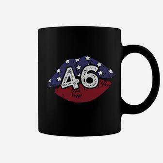 Lips American Flag 46Th President Coffee Mug - Monsterry CA