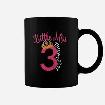 Little 3Rd Birthday Miss Kid With Crown Coffee Mug | Crazezy UK