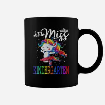 Little Miss Kindergarten First Day Of School Girls Gift T-Sh Coffee Mug | Crazezy UK