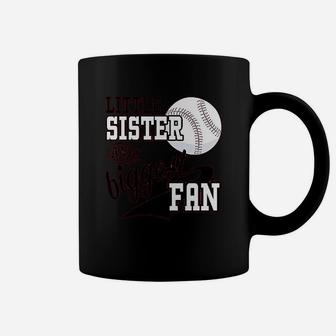 Little Sister And Biggest Fan Coffee Mug | Crazezy UK