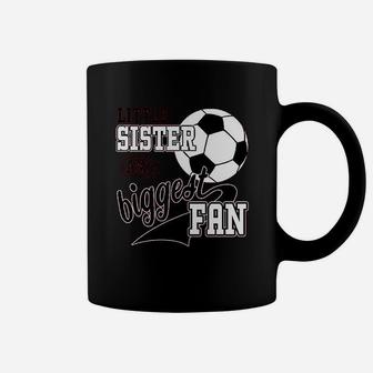 Little Sister And Biggest Fan Coffee Mug | Crazezy AU