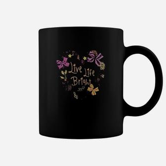 Live Life Bright Coffee Mug | Crazezy DE