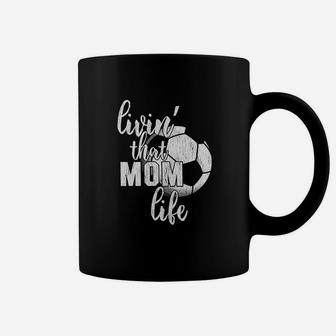Living That Soccer Mom Life Cute Sports Coffee Mug | Crazezy