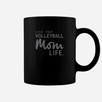 Living That Volleyball Mom Life Coffee Mug | Crazezy UK