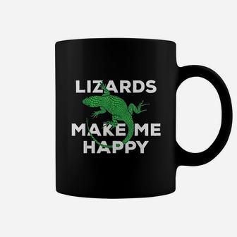 Lizards Make Me Happy Coffee Mug | Crazezy AU