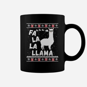 Llama Ugly Christmas Sweatshirt Sweater Gift Men Women Kids Coffee Mug | Crazezy DE