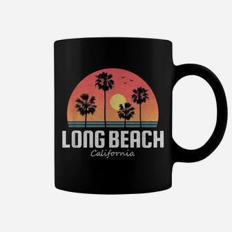 Long Beach Vintage Gift Retro Women Men Kids Souvenir Coffee Mug | Crazezy DE