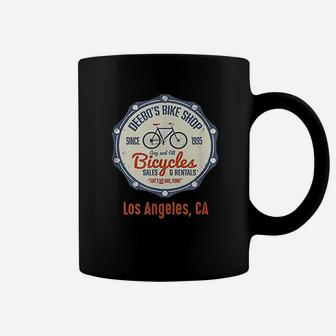 Los Angeles Funny Deebos Bike Rentals Joke Coffee Mug | Crazezy DE
