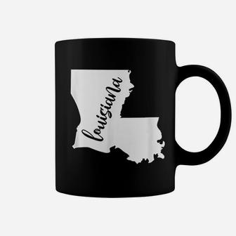 Louisiana Gift Roots State Map Home Love Coffee Mug - Thegiftio UK