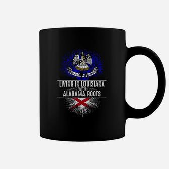 Louisiana Home Alabama Roots State Tree Flag Love Coffee Mug - Thegiftio UK