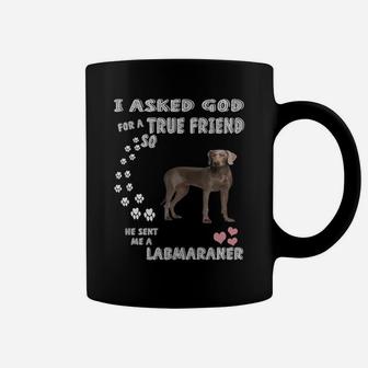 Lovable Weimador Dog Quote Mom Dad Costume, Cute Labmaraner Coffee Mug | Crazezy
