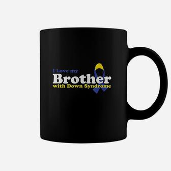 Love Brother With Down Syndrome Awareness Coffee Mug - Thegiftio UK