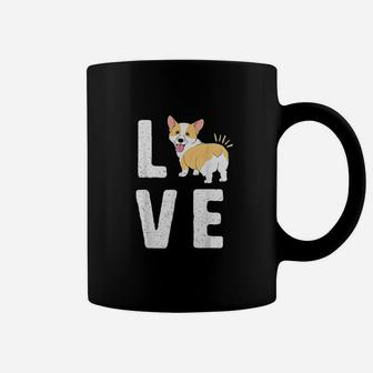 Love Corgis Heart Welsh Puppy Dog Lover Sitter Gift Coffee Mug | Crazezy
