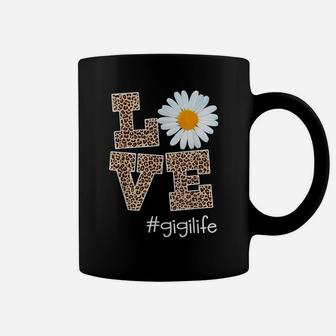 Love Gigi Life Leopard Daisy Flower Coffee Mug | Crazezy AU