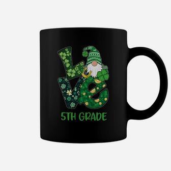 Love Gnome 5Th Grade St Patricks Day Teacher Or Student Coffee Mug | Crazezy