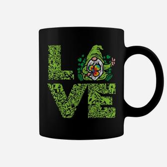 Love Irish Gnome Tie Dye Shamrock St Patrick Day Hippie Gift Coffee Mug | Crazezy UK