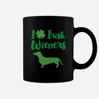 Love Irish Wieners Funny St Pattys Dachshund Gift Coffee Mug - Thegiftio UK
