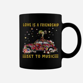 Love Is A Friendship Coffee Mug - Monsterry