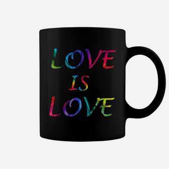 Love Is Love Gay Pride Rainbow Lgbt Coffee Mug - Monsterry CA