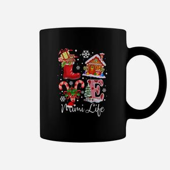 Love Mimi Life Christmas - Grandma Gift Sweatshirt Coffee Mug | Crazezy