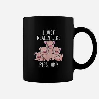 Love Pig Women Pig Gifts Pigs Coffee Mug - Thegiftio UK