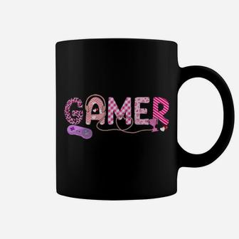 Love Pink Gamer Happy Valentine Day Awesome Funny Coffee Mug - Monsterry