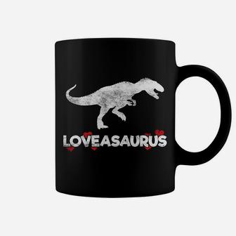 Loveasaurus Cute Funny Kids Valentines Day Hearts Coffee Mug - Thegiftio UK